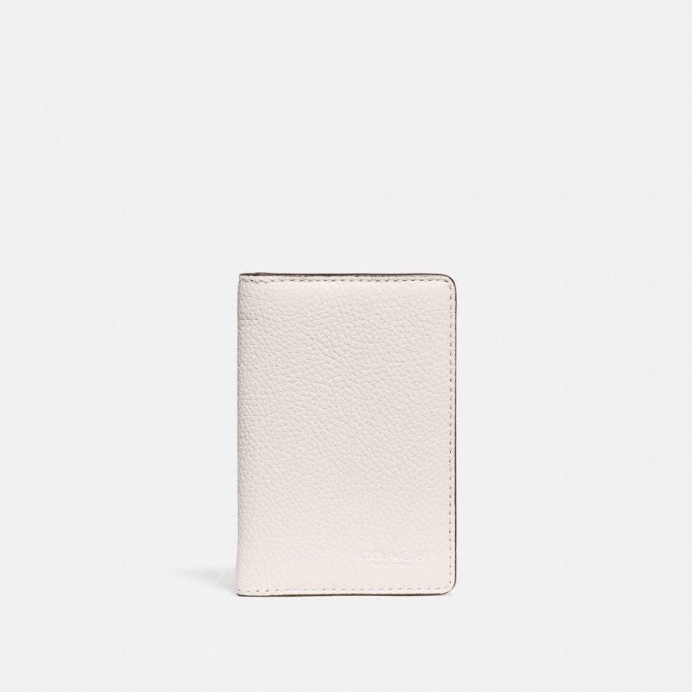 CARD WALLET IN COLORBLOCK - CHALK/BLACK - COACH 89208