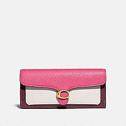 TABBY LONG WALLET IN COLORBLOCK - 893 - B4/CONFETTI PINK MULTI