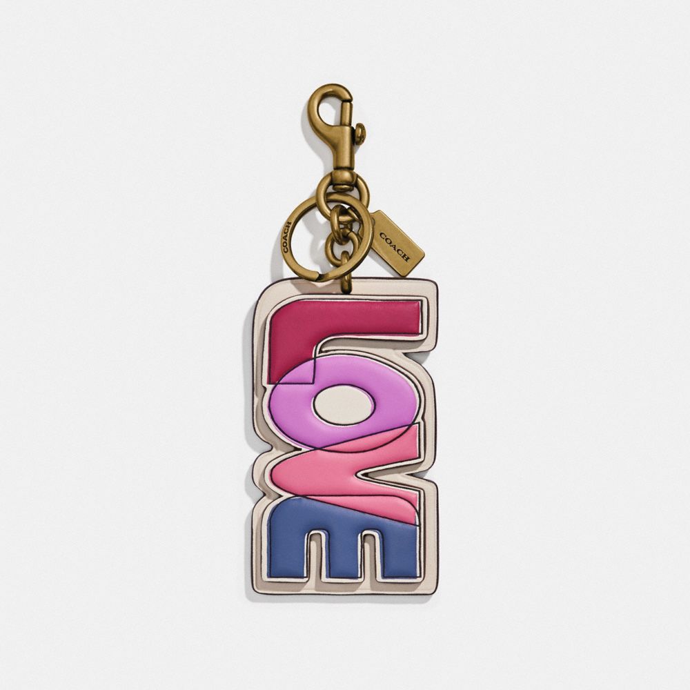 COACH 89413 - LOVE BAG CHARM B4/CHALK