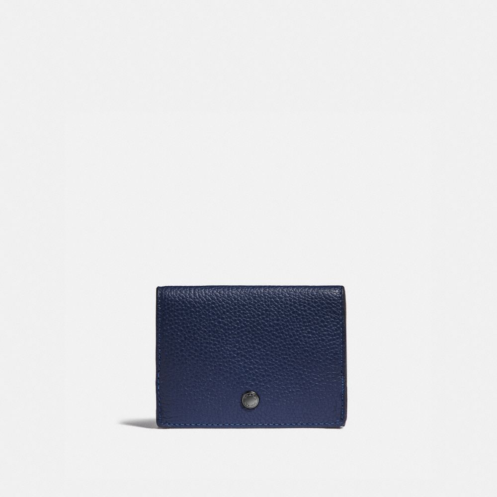 COACH 89426 - Origami Coin Wallet In Colorblock DEEP SKY/TRUE NAVY