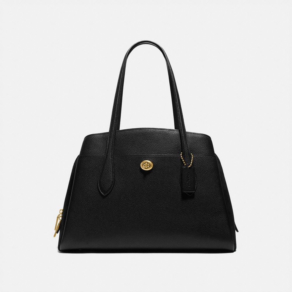 LORA CARRYALL - B4/BLACK - COACH 89486