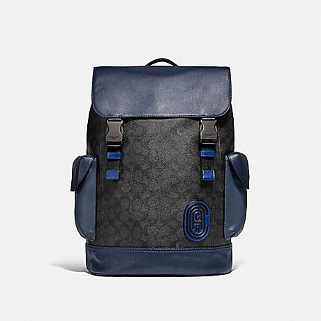 COACH RIVINGTON BACKPACK IN SIGNATURE CANVAS WITH COACH PATCH -  - 89510