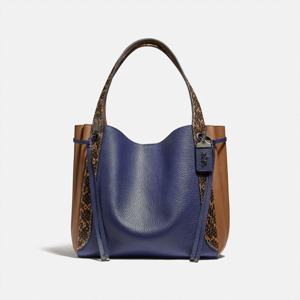 COACH 89578 - HARMONY HOBO IN COLORBLOCK WITH SNAKESKIN DETAIL V5/CADET MULTI