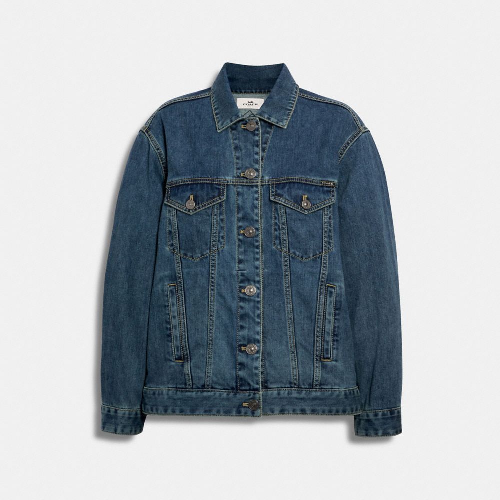 COACH 89626 - SIGNATURE RELAXED DENIM JACKET DENIM