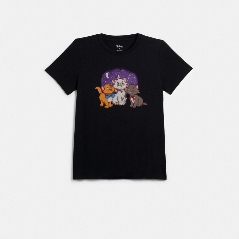 COACH 89629 Disney X Coach Aristocats T-shirt BLACK