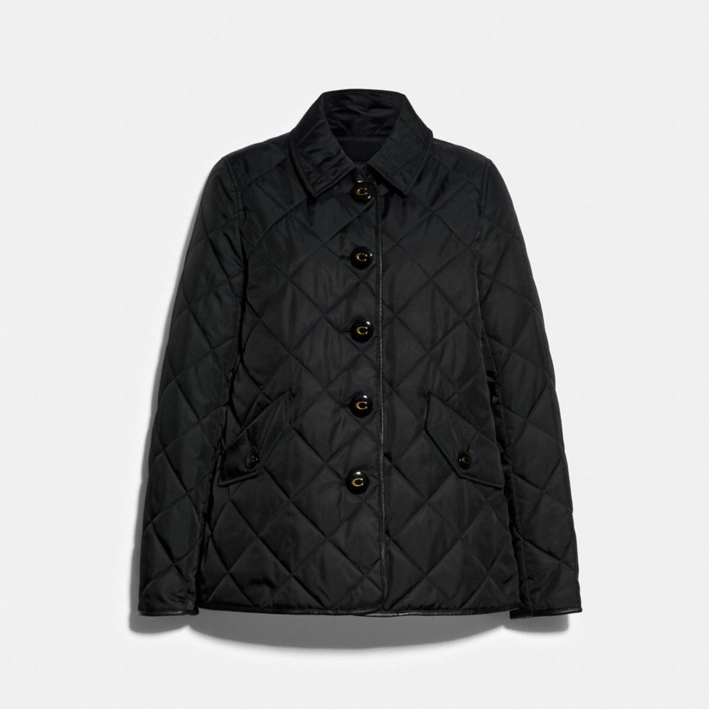 HACKING JACKET - BLACK - COACH 89643