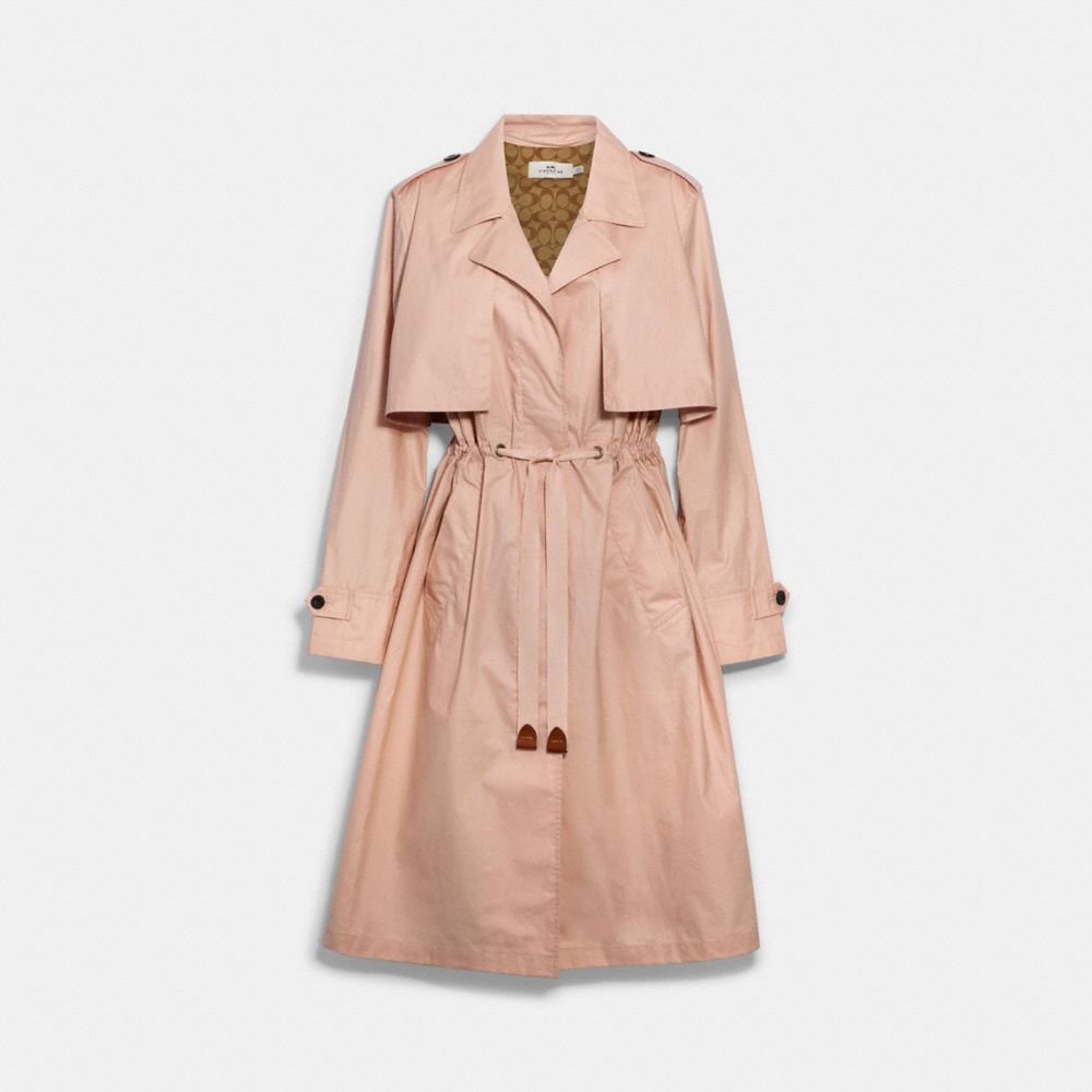 COACH 89648 Lightweight Overcoat With Signature Lining BLOSSOM