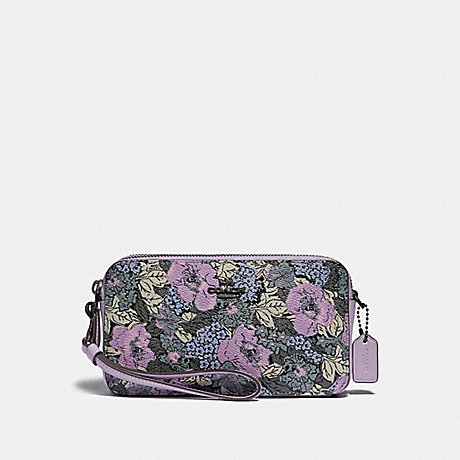 COACH 89661 KIRA CROSSBODY WITH HERITAGE FLORAL PRINT V5/SOFT-LILAC-MULTI