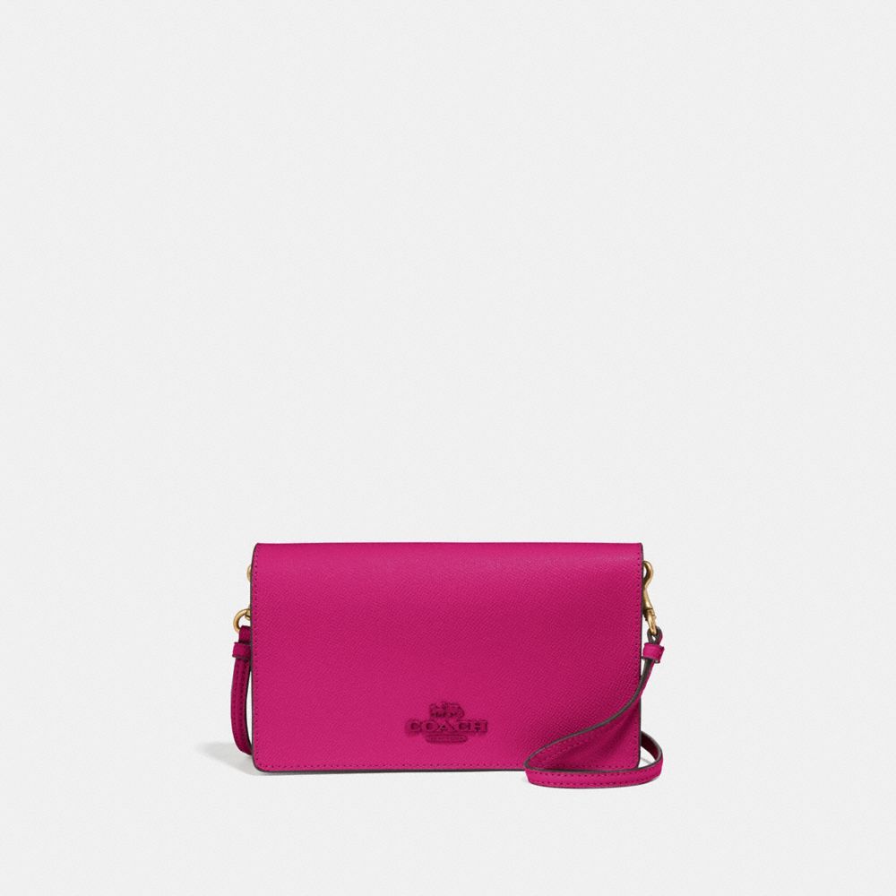 COACH 89674 HAYDEN FOLDOVER CROSSBODY CLUTCH V5/CERISE