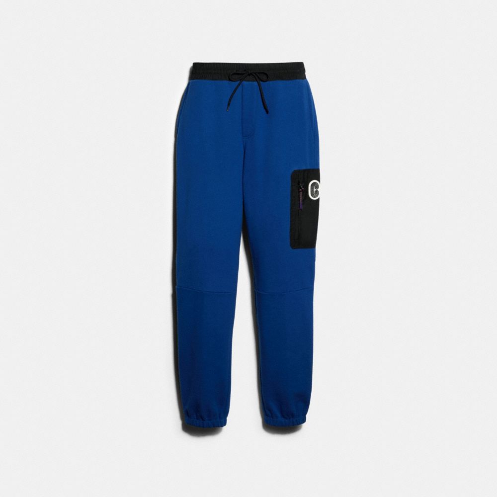 COACH 89787 MIXED MEDIA JOGGER SAPPHIRE