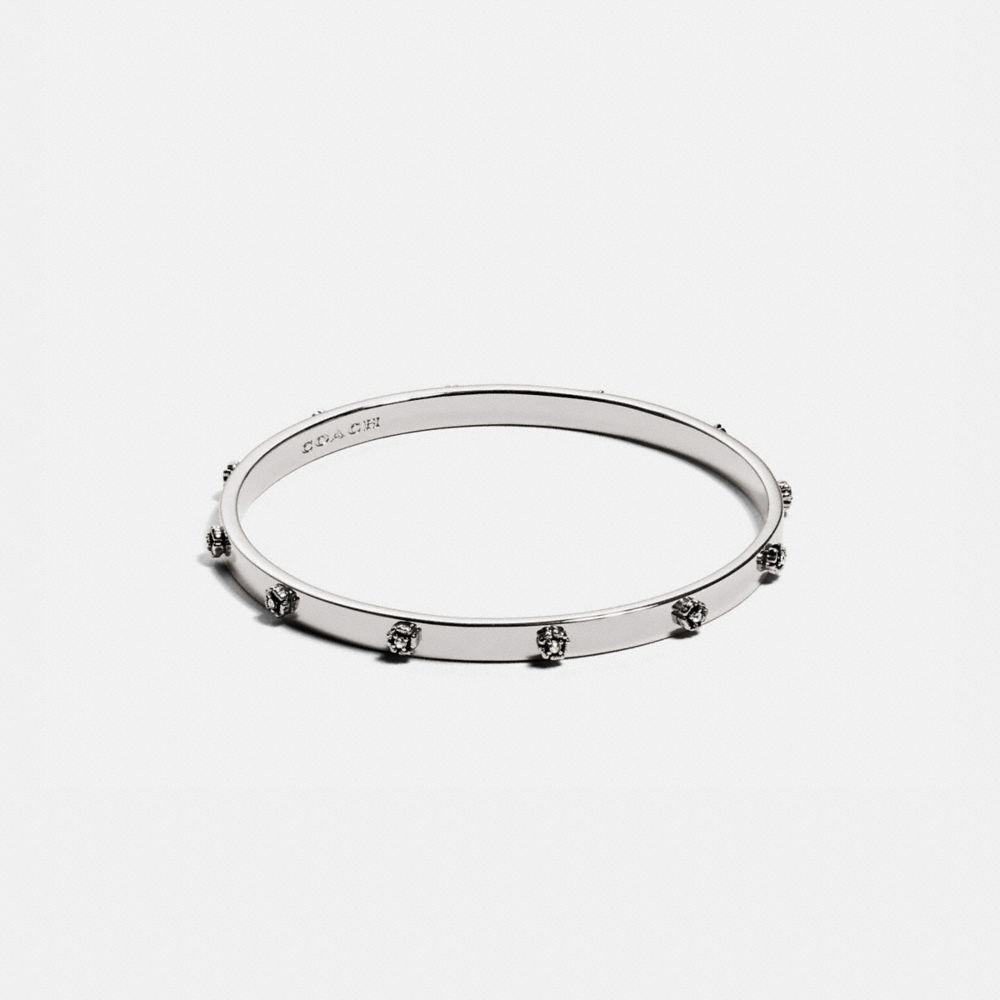 COACH Tea Rose Bangle - SILVER - 89872