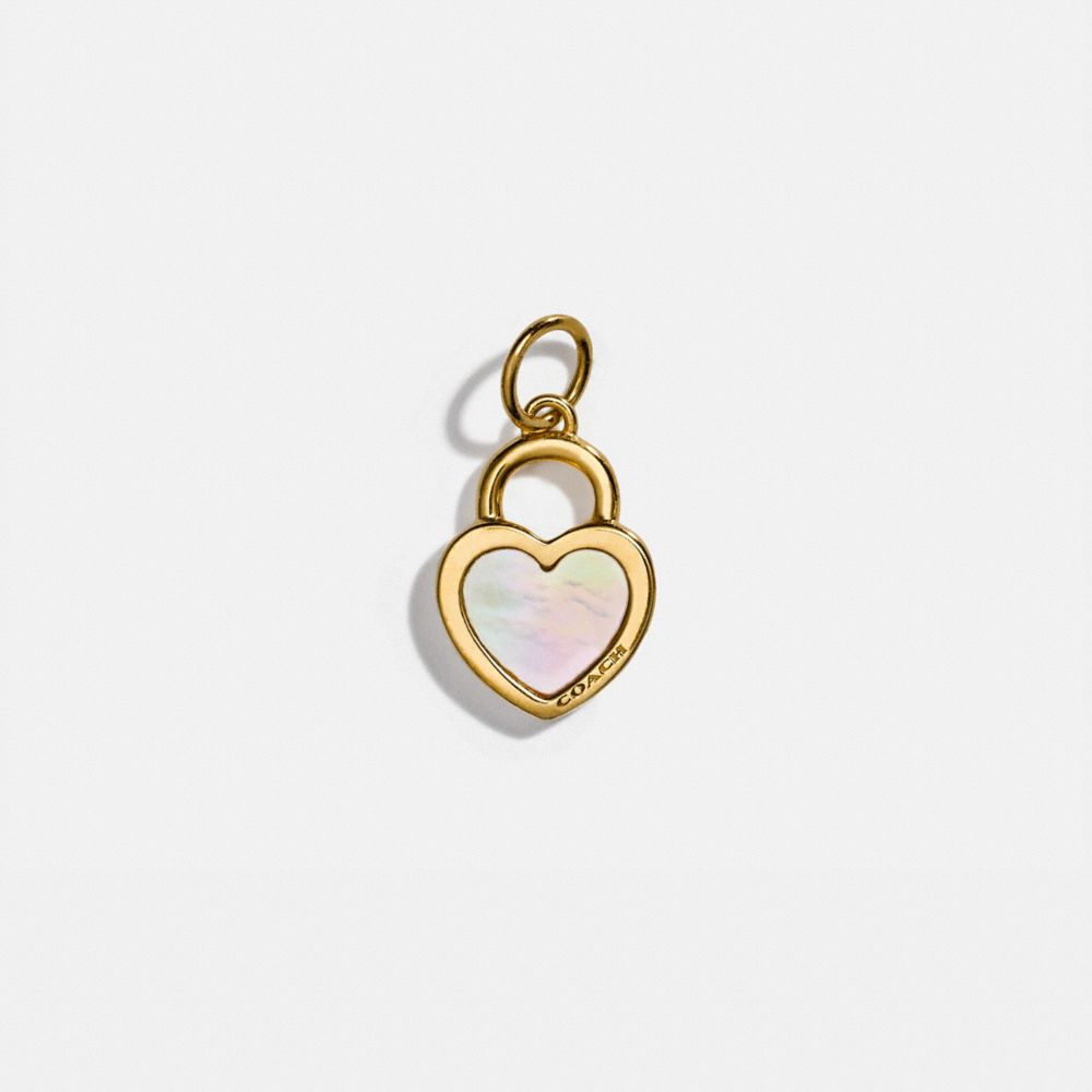 COLLECTIBLE PEARL HEART CHARM