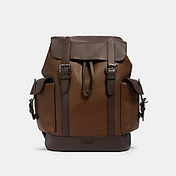 COACH 89898 - HUDSON BACKPACK IN COLORBLOCK QB/TOBACCO MAHAGONY