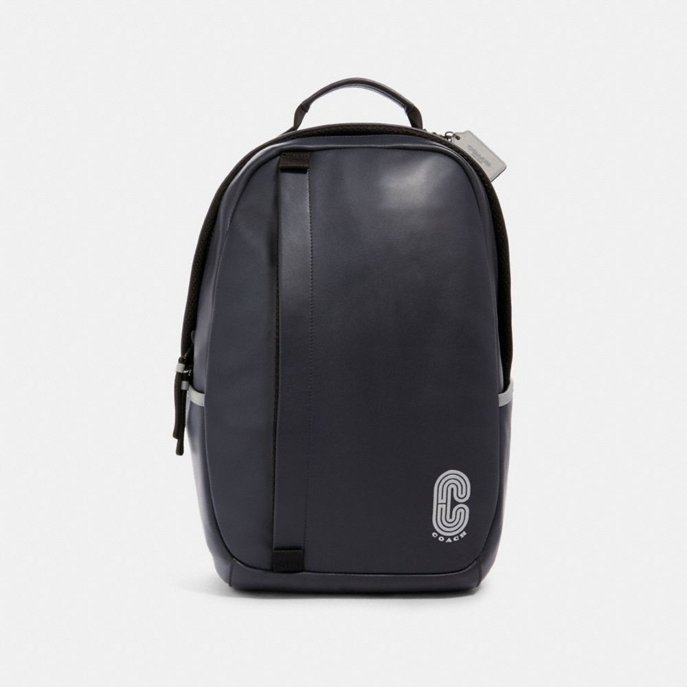 EDGE BACKPACK WITH REFLECTIVE DETAIL - QB/MIDNIGHT NAVY MULTI - COACH 89923