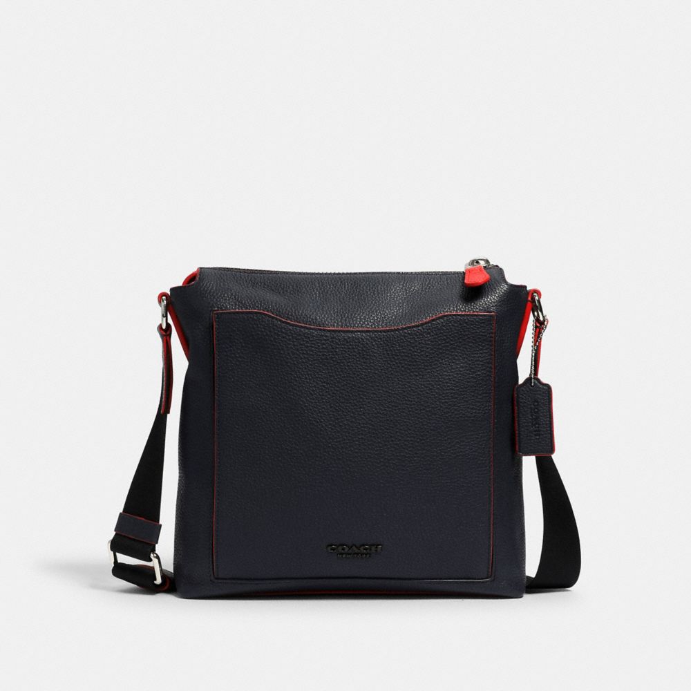 COACH BECKETT POCKET CROSSBODY - NI/MIDNIGHT NAVY/MIAMI RED - 89951