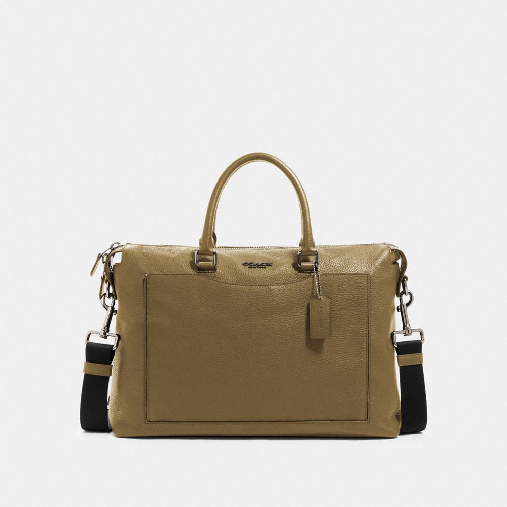 COACH BECKETT POCKET BRIEF - NI/UTILITY GREEN - 89954