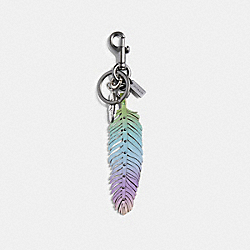 COACH 90067 - OMBRE FEATHER BAG CHARM GM/MULTI