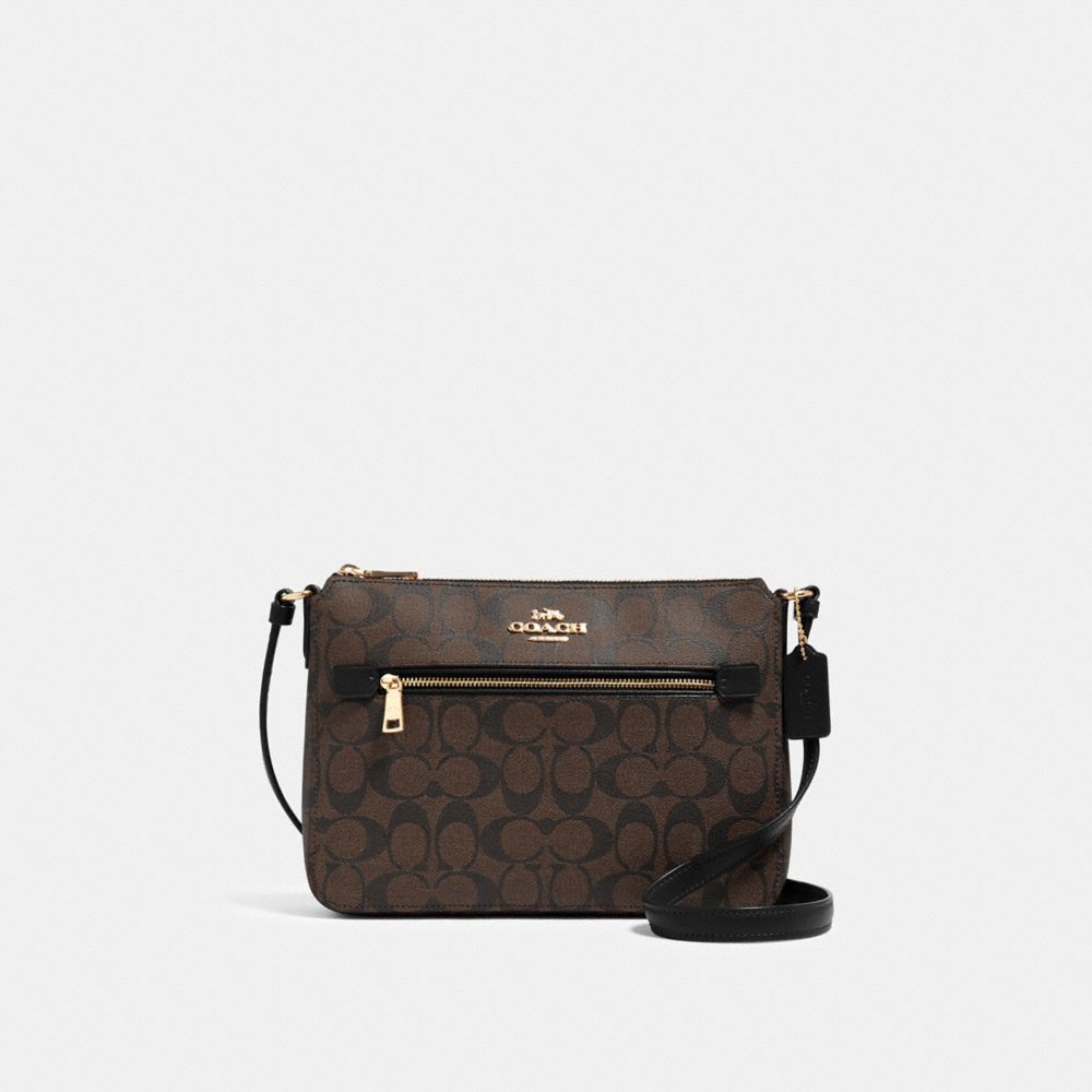 coach signature file bag