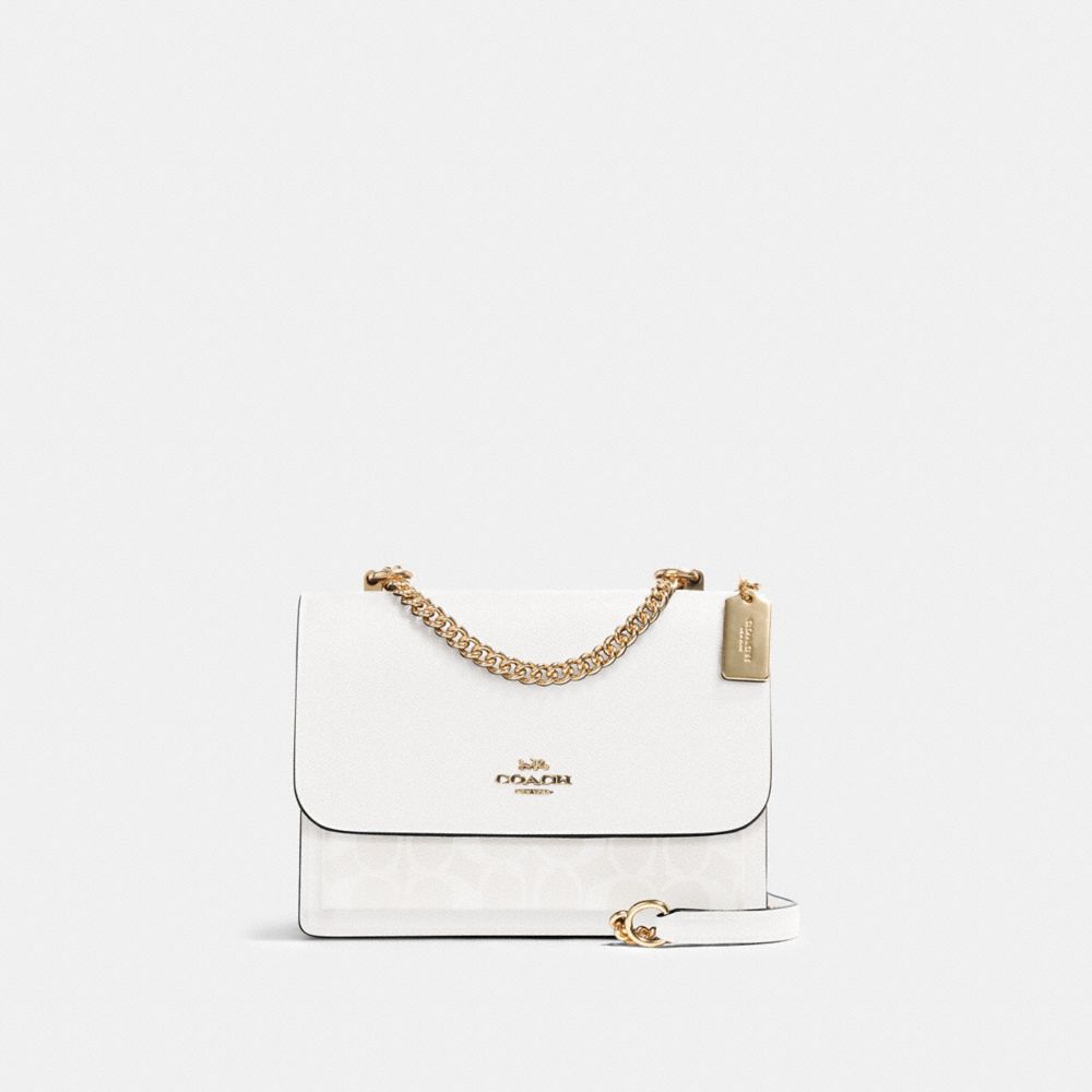 COACH 91019 - KLARE CROSSBODY IN SIGNATURE CANVAS IM/CHALK/GLACIERWHITE