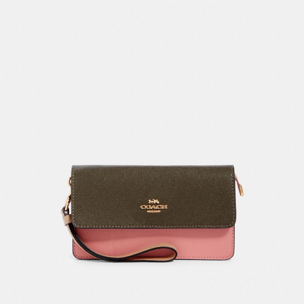 COACH 91038 - FOLODVER WRISTLET IN COLORBLOCK IM/CANTEEN MULTI