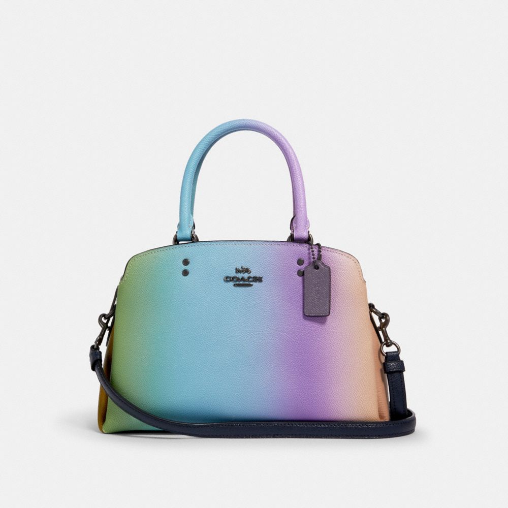 MINI LILLIE CARRYALL WITH OMBRE - QB/MULTICOLOR - COACH 91055