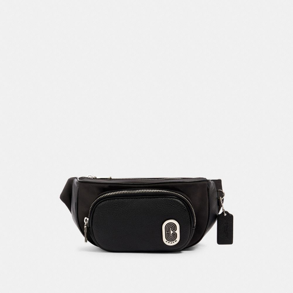 COACH 91066 - COURT BELT BAG SV/BLACK