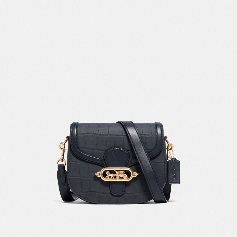 COACH 91068 Jade Saddle Bag IM/MIDNIGHT