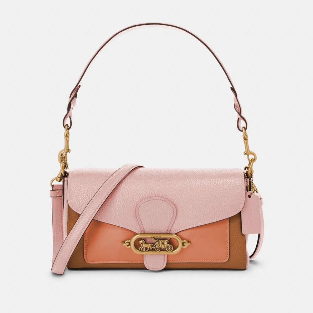 SMALL JADE SHOULDER BAG IN COLORBLOCK - 91070 - OL/BLOSSOM MULTI