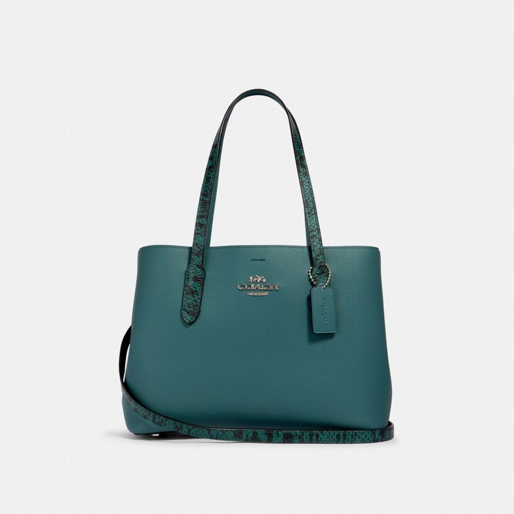 COACH AVENUE CARRYALL - SV/DARK TURQUOISE/WASHED GREEN - 91101