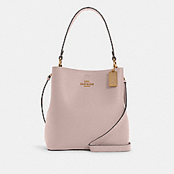 COACH 91122 Town Bucket Bag GOLD/WASHED MAUVE