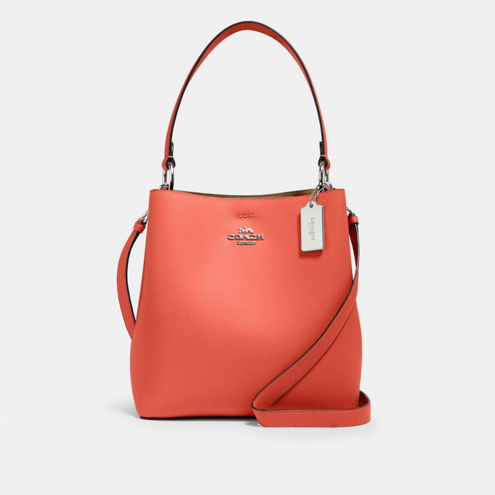 TOWN BUCKET BAG - 91122 - SV/TANGERINE TAUPE