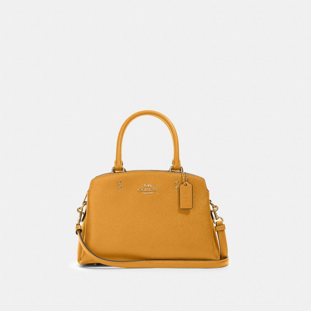 COACH 91146 Mini Lillie Carryall Gold/Mustard Yellow