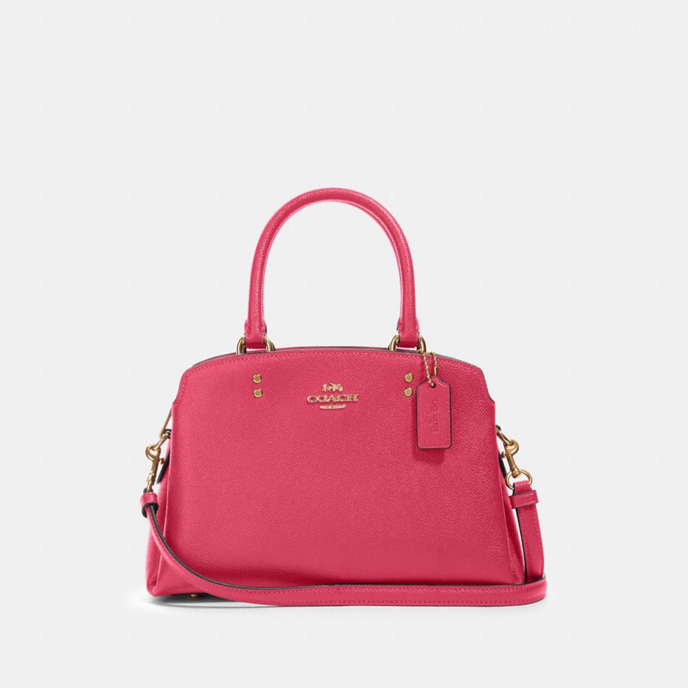 COACH Mini Lillie Carryall - GOLD/BOLD PINK - 91146