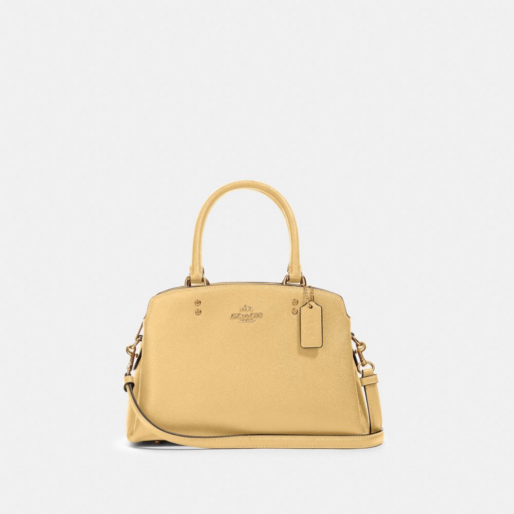 MINI LILLIE CARRYALL - IM/VANILLA CREAM - COACH 91146