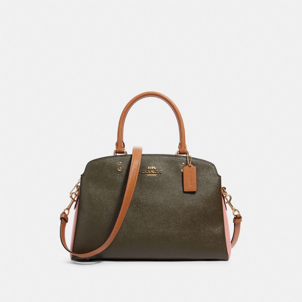 COACH LILLIE CARRYALL IN COLORBLOCK - IM/CANTEEN MULTI - 91162