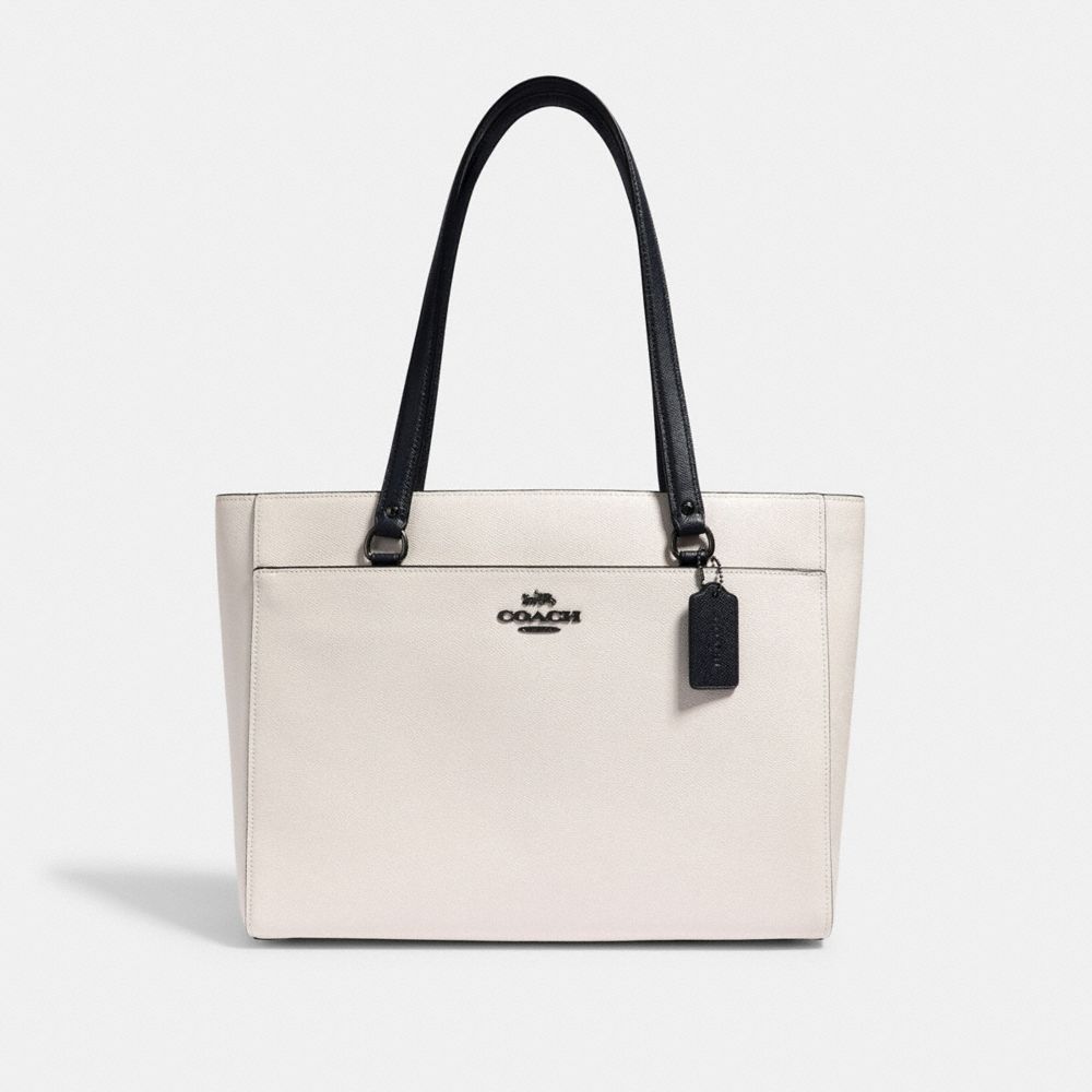 ADDISON TOTE IN COLORBLOCK - 91165 - QB/CHALK MULTI