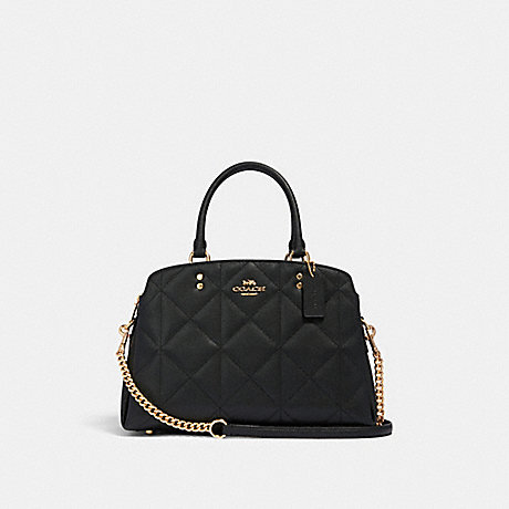 COACH 91171 LILLIE CARRYALL WITH QUILTING IM/BLACK