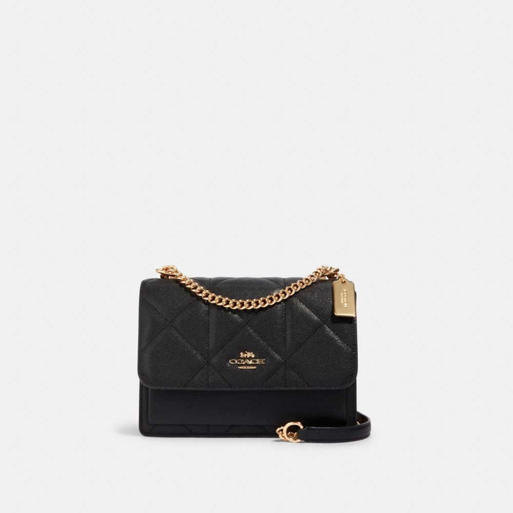 KLARE CROSSBODY WITH QUILTING - IM/BLACK - COACH 91173