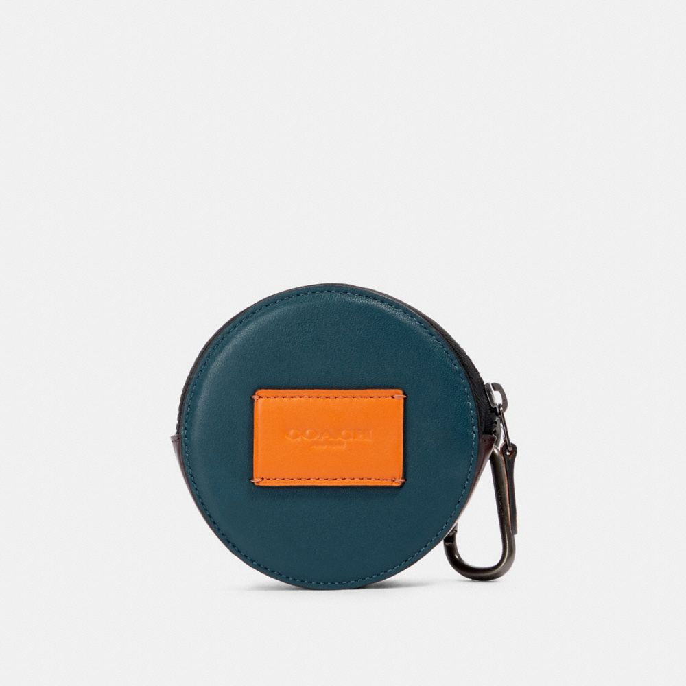 coach round purse