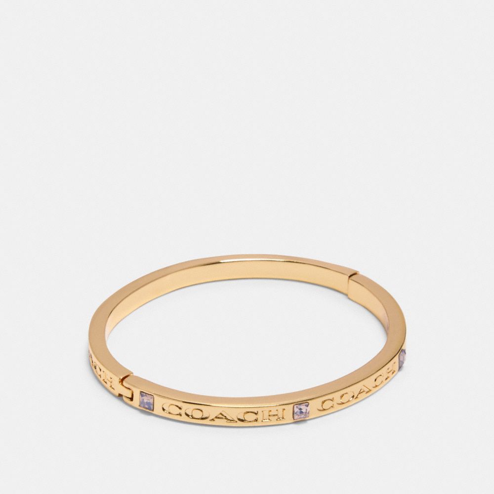 COACH 91410 COACH STONE BANGLE GOLD