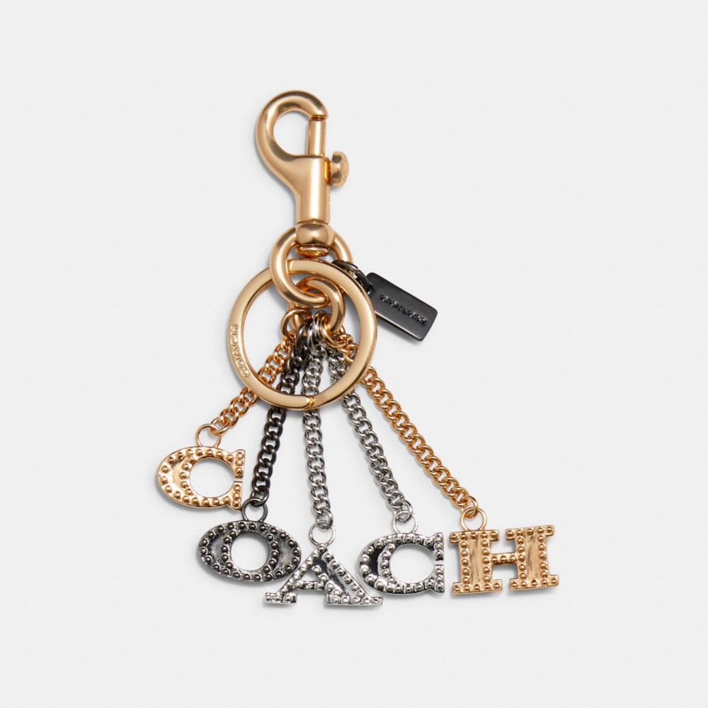 COACH 91474 Perforated Coach Bag Charm IM/MULTI