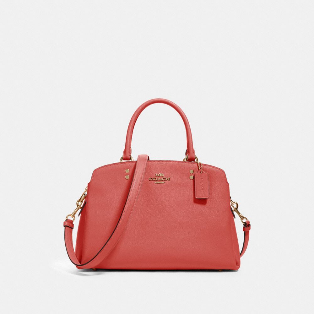 COACH 91493 Lillie Carryall IM/BRIGHT CORAL