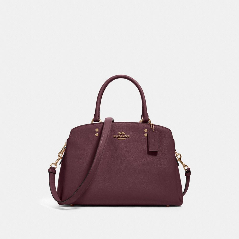 COACH LILLIE CARRYALL - IM/BOYSENBERRY - 91493