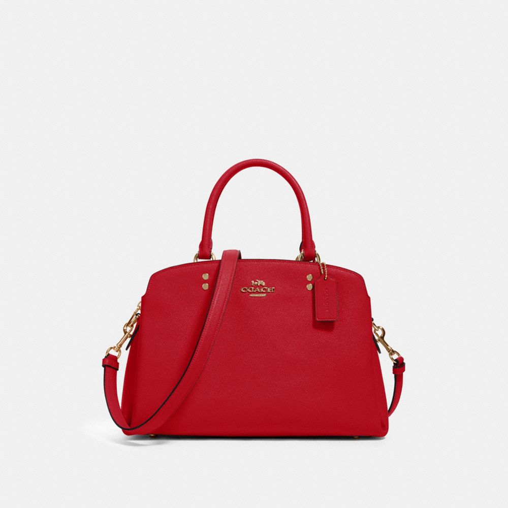 LILLIE CARRYALL - IM/TRUE RED - COACH 91493