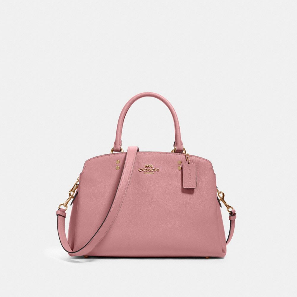 COACH Lillie Carryall - GOLD/TRUE PINK - 91493