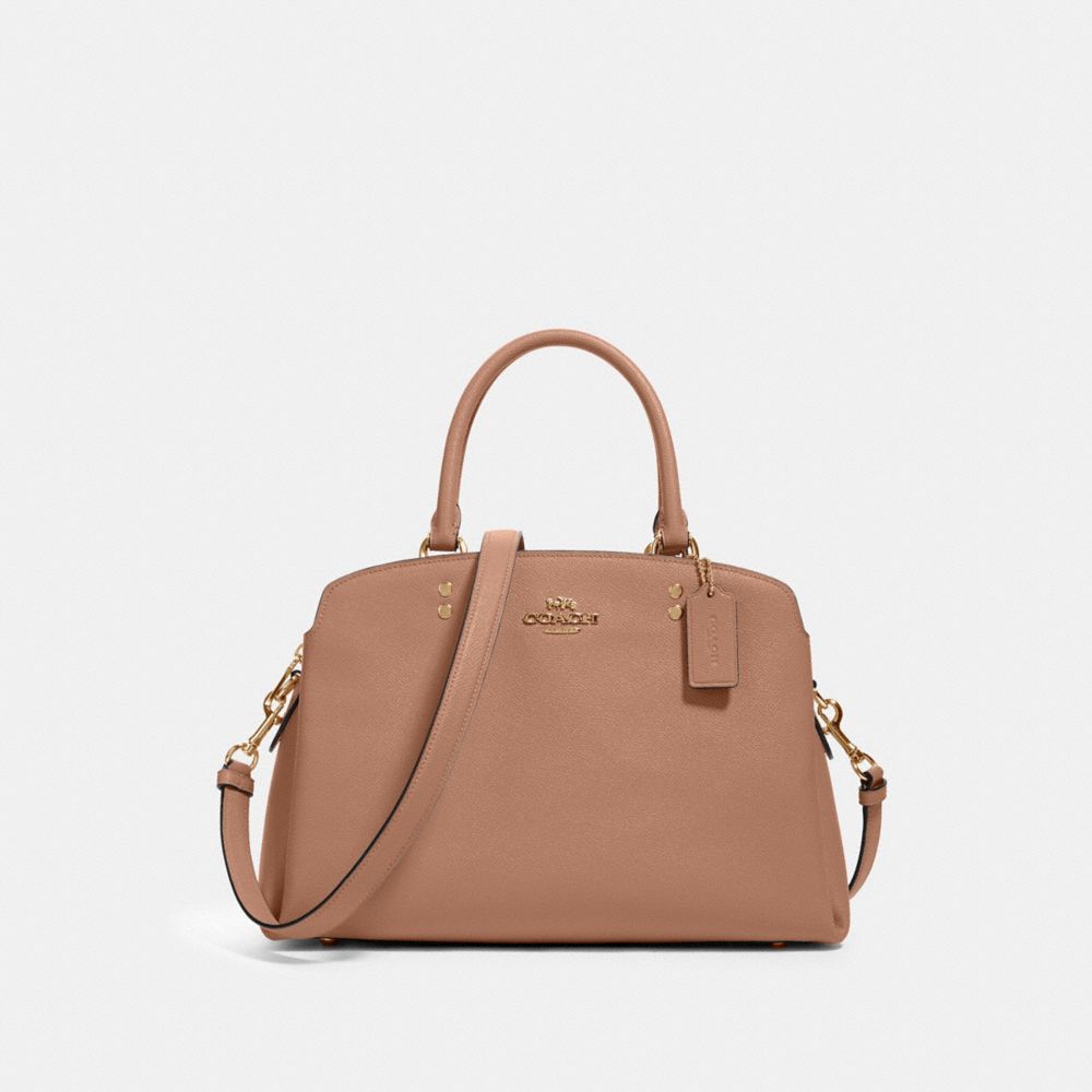 COACH Lillie Carryall - GOLD/SHELL PINK - 91493