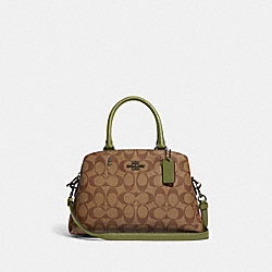 COACH 91494 Mini Lillie Carryall In Signature Canvas QB/KHAKI/OLIVE GREEN