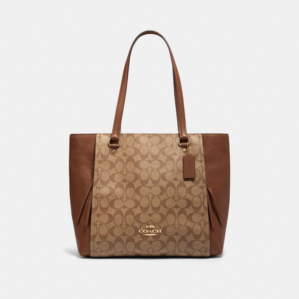 Coach marlon tote cheap in signature canvas