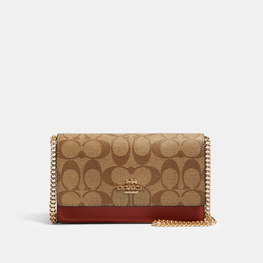 Flap belt bag online coach