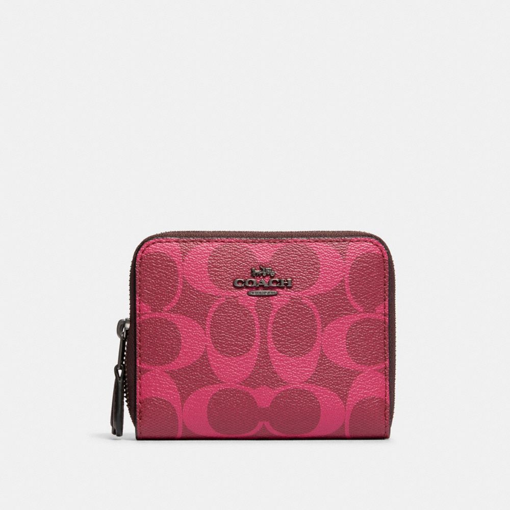 magenta coach purse